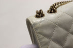Chanel 12 Quilted GD Enamel Leather Shoulder Bag — view 9