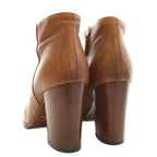 Prada Short Boots Ankle Leather 35.5 Brown YM — view 4