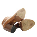 Prada Short Boots Ankle Leather 35.5 Brown YM — view 5