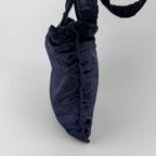 Prada Shoulder Bag Navy Velour Vintage — view 5