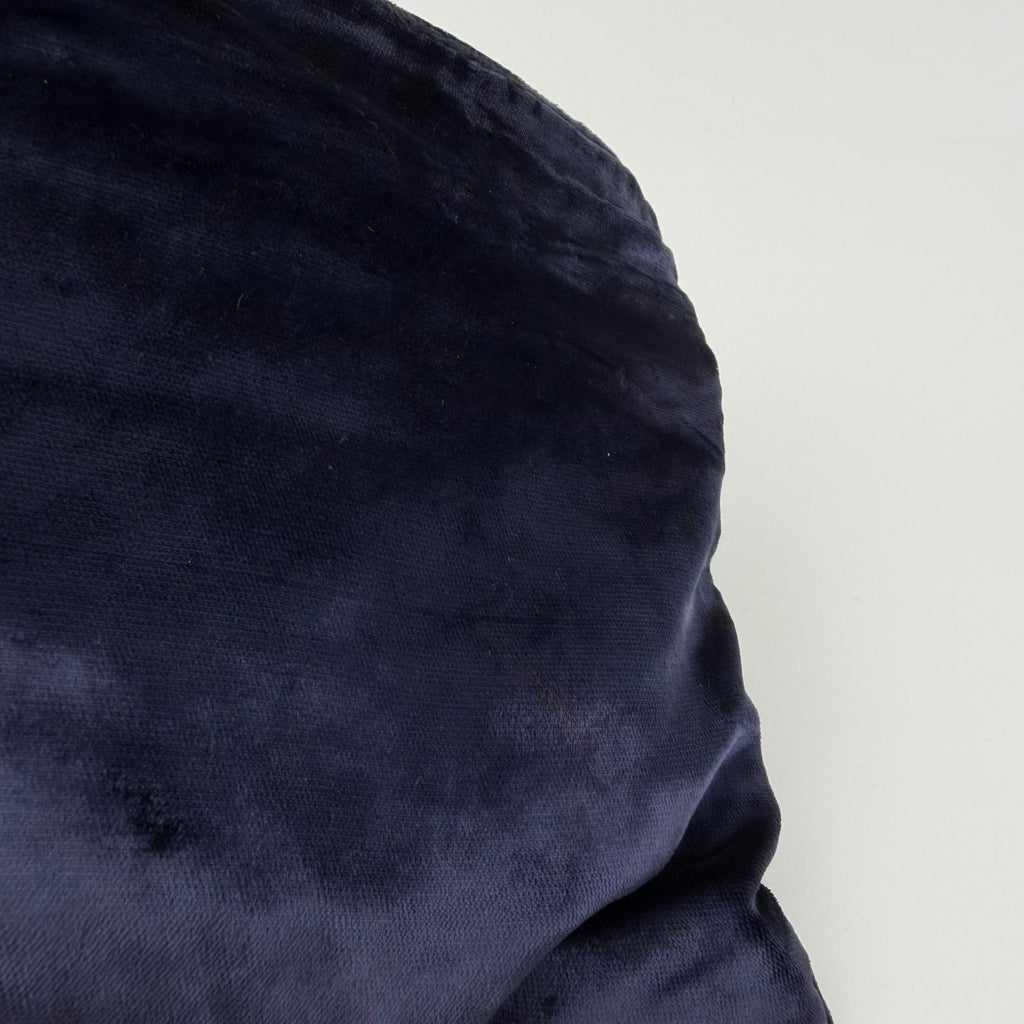 Prada Shoulder Bag Navy Velour Vintage — view 6