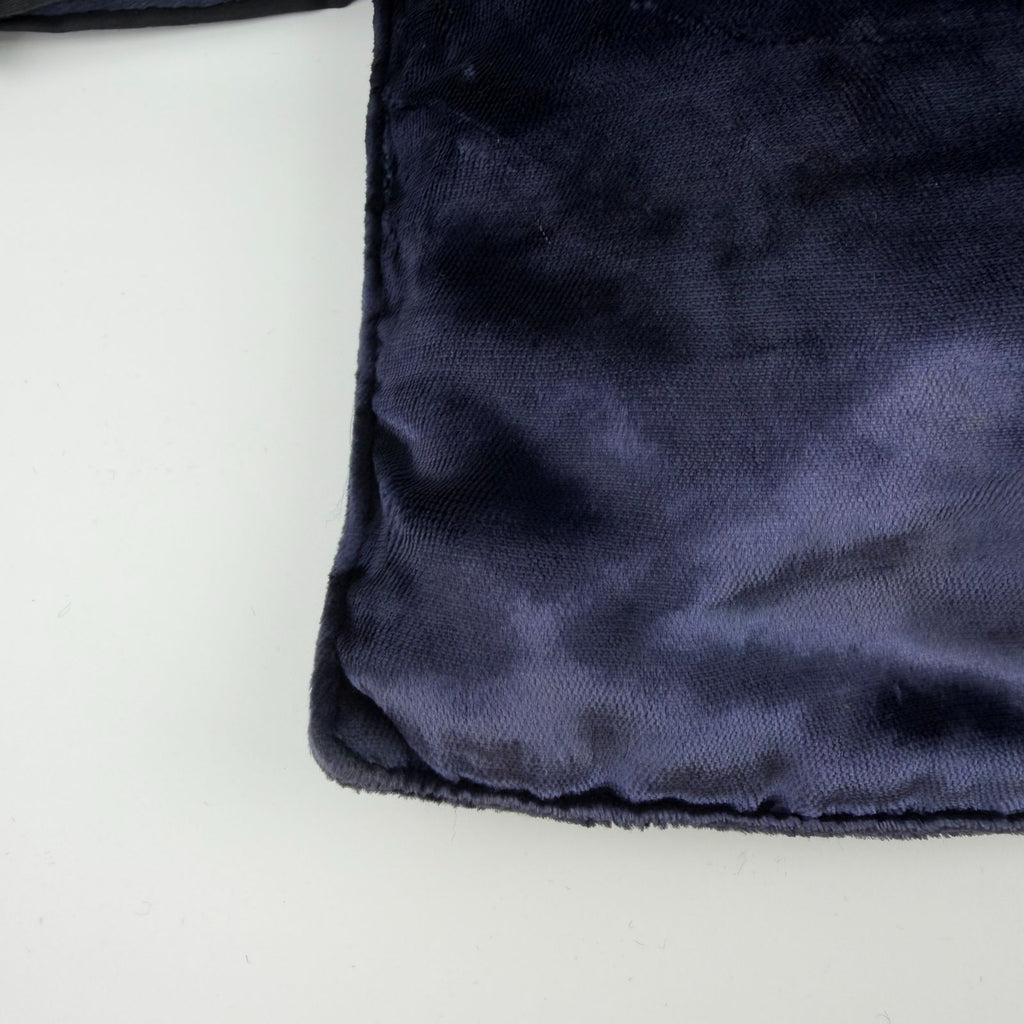 Prada Shoulder Bag Navy Velour Vintage — view 7