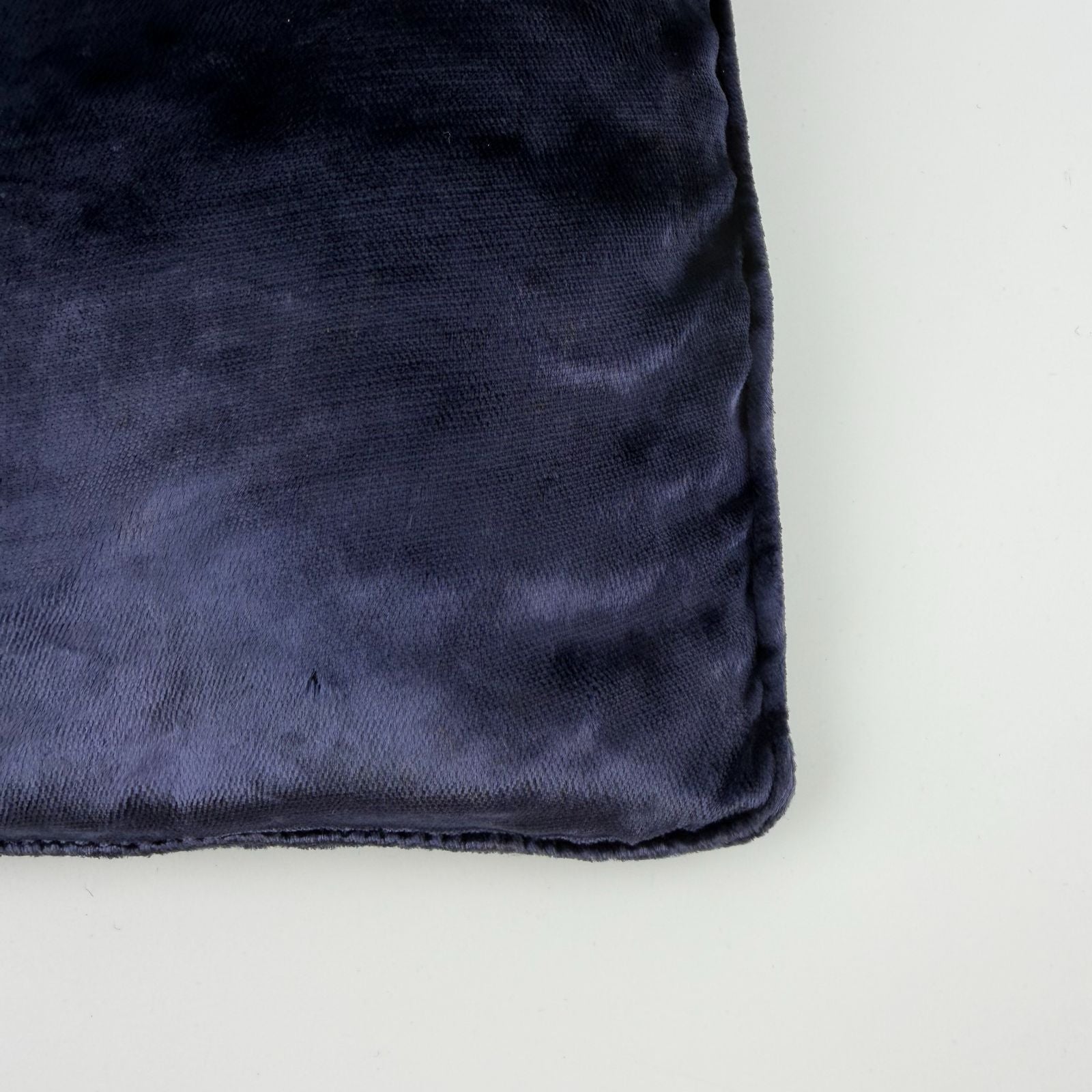 Prada Shoulder Bag Navy Velour Vintage — view 8