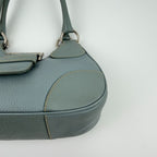 Prada Shoulder Bag Ho Bo Blue Leather Vintage Zi — view 7