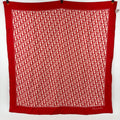 Dior Scarf Red Silk Vintage