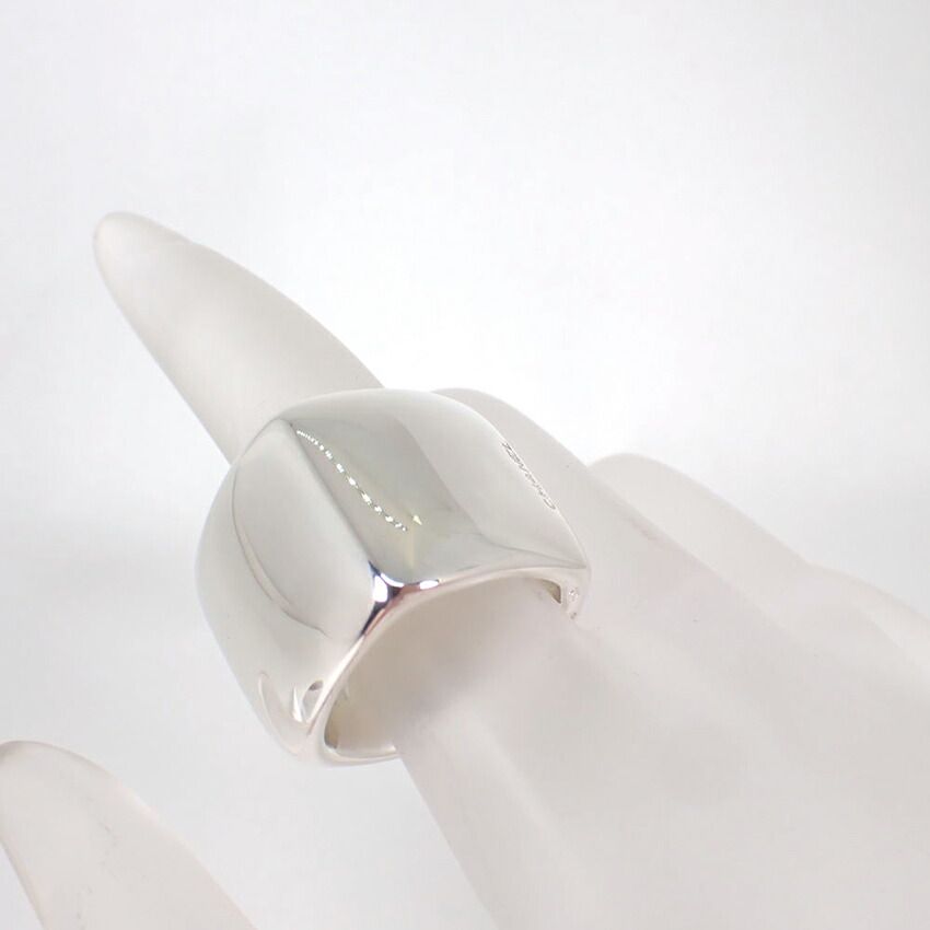 Chanel 925 Logo Square Wide Ring