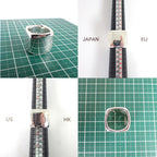 Chanel 925 Logo Square Wide Ring — view 9