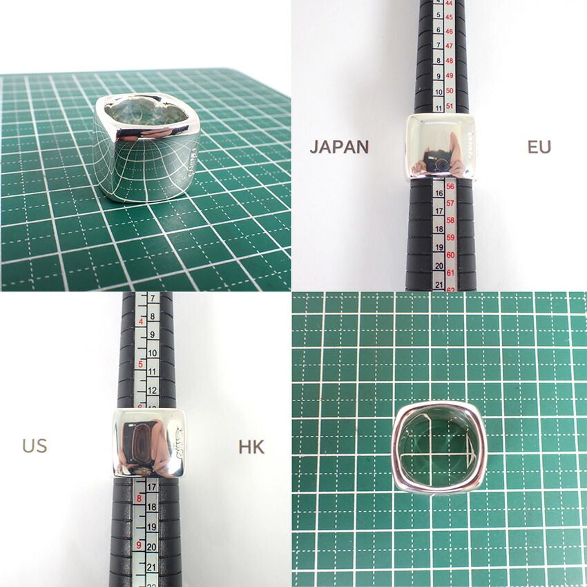 Chanel 925 Logo Square Wide Ring — view 9