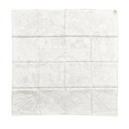 Hermes Silk Scarf Carre 90 Please Hold the Line 11 White Rose Nacre Vert Gray — view 2