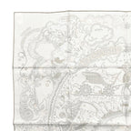 Hermes Silk Scarf Carre 90 Please Hold the Line 11 White Rose Nacre Vert Gray — view 3