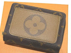 Louis Vuitton Bifold Compact Wallet Portefeuille Monogram Reverse Giant