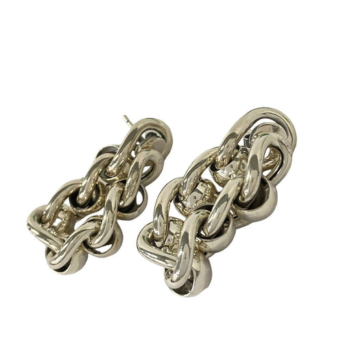 Bottega Veneta Earrings Silver Chain