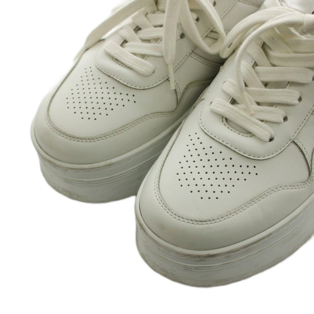 Celine Sneakers Shoes Thick Sole Logo 36 White — view 6