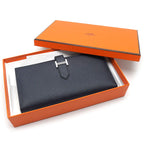 Hermes Bearn Souffle Wallet Dark Navy — view 9