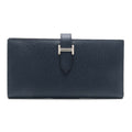 Hermes Bearn Souffle Wallet Dark Navy