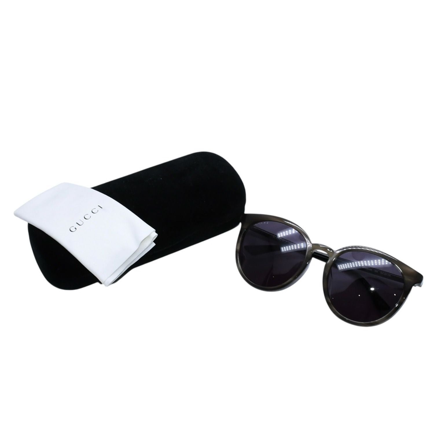 Gucci Sunglasses 004 Black Olive Eyewear