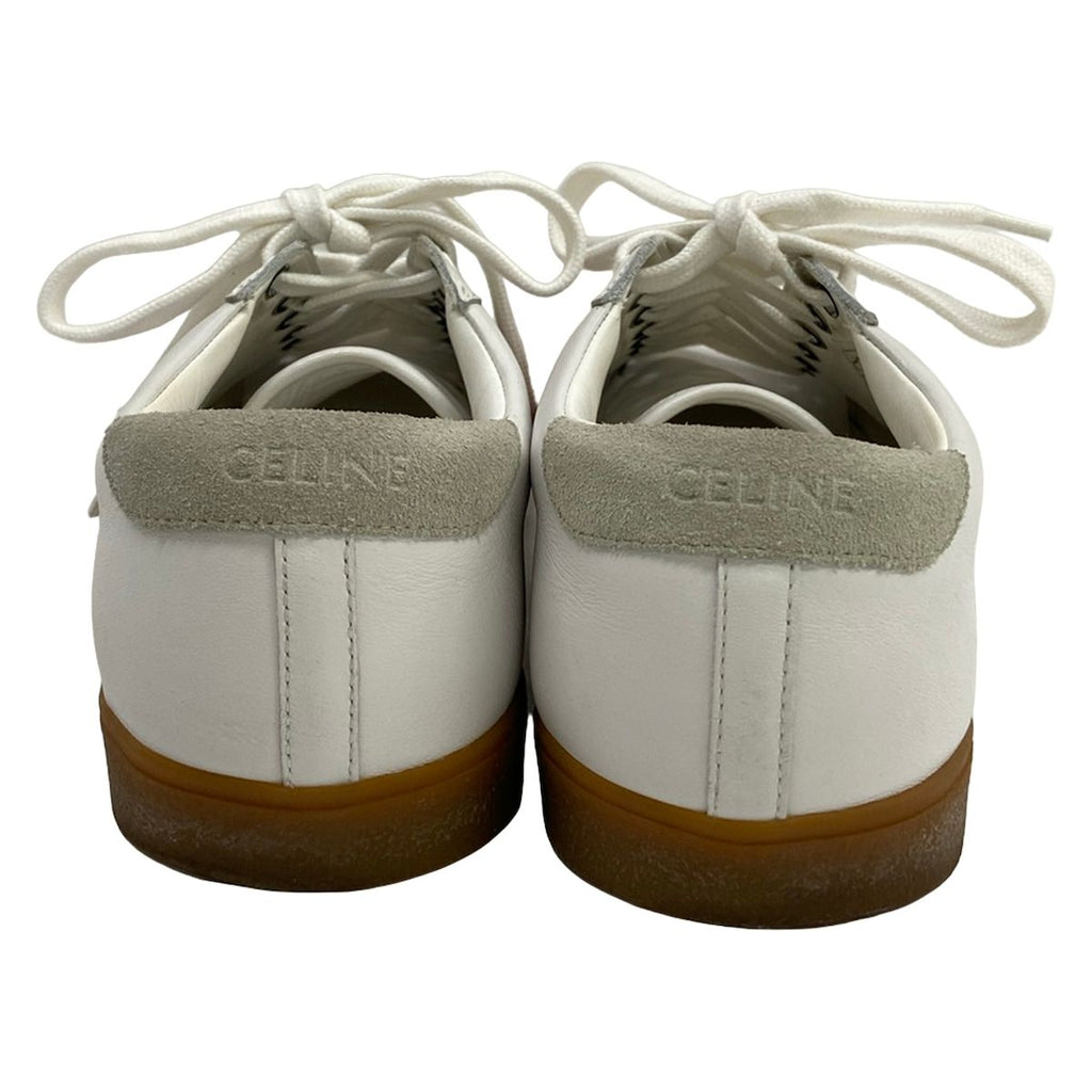 Celine Sneakers 37 White Orange Gray Leather — view 3