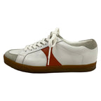 Celine Sneakers 37 White Orange Gray Leather