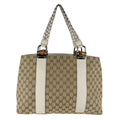 Gucci Tote Bamboo Totes Beige