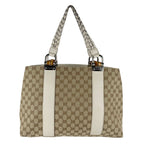 Gucci Tote Bamboo Totes Beige