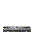Louis Vuitton Monogram Portefeuille Sarah Wallet Noir Multicolor Leather — view 3