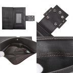 Fendi Zucchino Wallet Brown Canvas Leather — view 9
