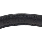Prada Bracelet S Black Plated Saffiano Leather — view 5
