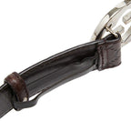 Gucci GG Pattern Interlocking Belt 90 36 Brown Leather — view 4