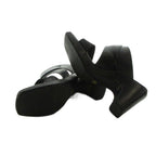 Gucci Sandals Square Toe Leather Logo Chunky Heels 36.5 Black — view 6