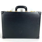 Loewe Handbag Logo Anagram Attache Case Leather Black