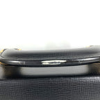 Loewe Handbag Logo Anagram Attache Case Leather Black — view 3