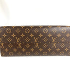 Louis Vuitton Handbag Alma Into Bag Monogram Canvas Noir Brown — view 7