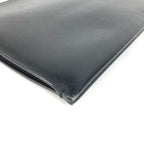 Saint Laurent Clutch Logo Leather Black — view 4
