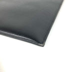 Saint Laurent Clutch Logo Leather Black — view 6