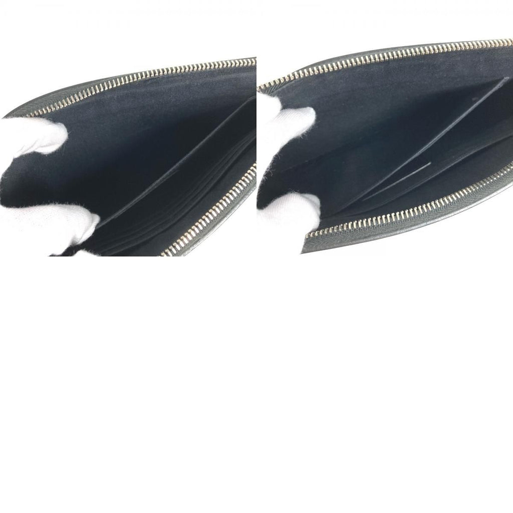 Saint Laurent Clutch Logo Leather Black — view 9