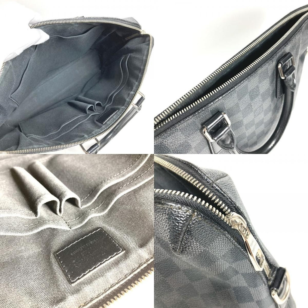 Louis Vuitton Business Bag Porte Documents Jour Pdj Damier Graphite Canvas Black — view 9