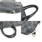 Louis Vuitton Business Bag Porte Documents Jour Pdj Damier Graphite Canvas Black — view 7