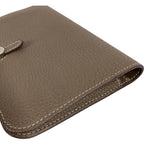 Hermes Wallet Dogon Duo GM Togo Etoupe Gray — view 4