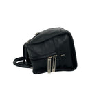 Loewe Amazona 28 Anagram Logo Leather Mini Boston Bag with Clochette Black — view 5