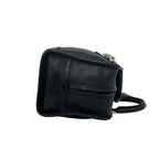 Loewe Amazona 28 Anagram Logo Leather Mini Boston Bag with Clochette Black — view 6