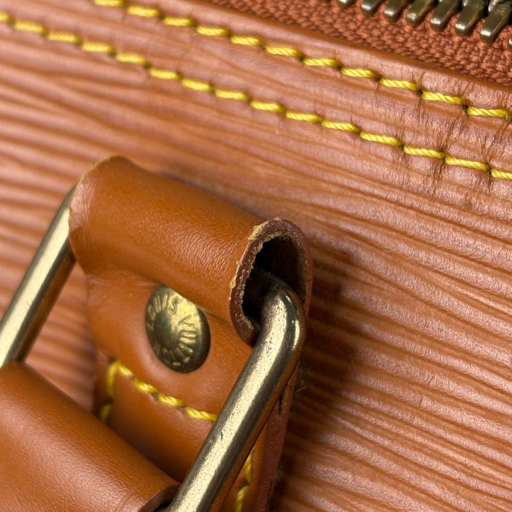 Louis Vuitton Keepall 50 Boston Bag Epi Cipango Gold — view 5
