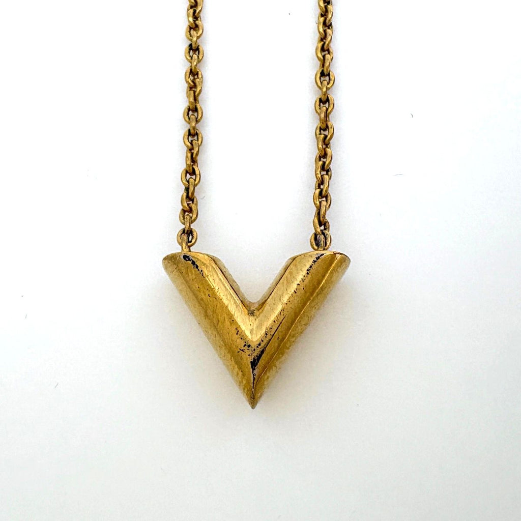 Louis Vuitton Essential Necklace Gold Plated — view 2