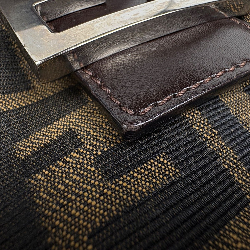 Fendi Zucca Pattern Shoulder Bag Canvas Brown — view 4