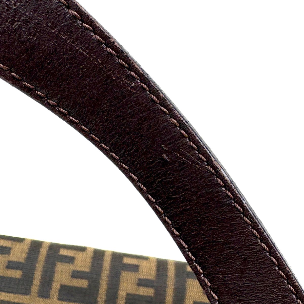 Fendi Zucca Pattern Shoulder Bag Canvas Brown — view 6