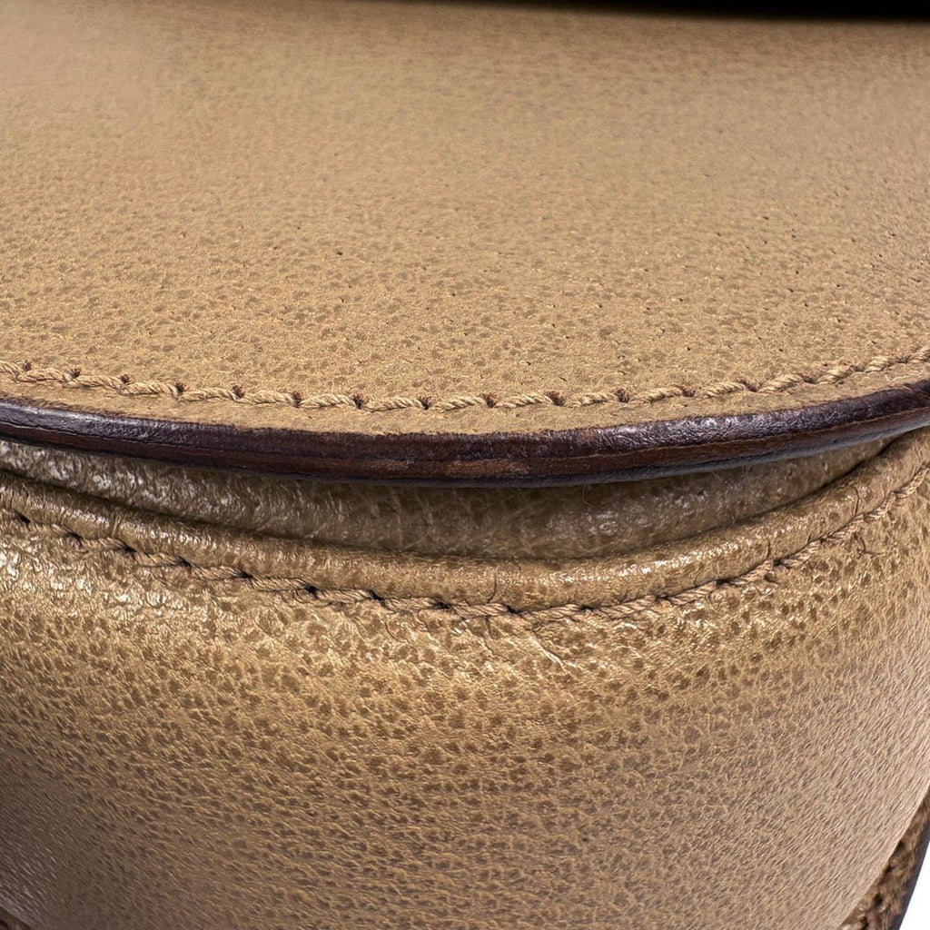 Gucci Bamboo Handbag 2-Way Vintage Leather Beige — view 3