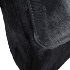 Fendi Zucca Logo Shoulder Bag Mamma Baguette Calf Hair Black — view 7