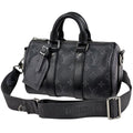 Louis Vuitton Keepall Bandouliere 25 2-Way Monogram Reverse Tote Eclipse Noir