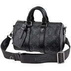 Louis Vuitton Keepall Bandouliere 25 2-Way Monogram Reverse Tote Eclipse Noir