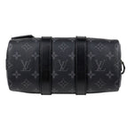 Louis Vuitton Keepall Bandouliere 25 2-Way Monogram Reverse Tote Eclipse Noir — view 5