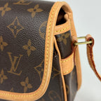 Louis Vuitton Sologne Crossbody Shoulder Bag Monogram Brown — view 5